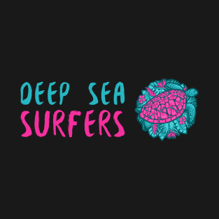 Deep Sea Surfer Cute Turtle T-Shirt