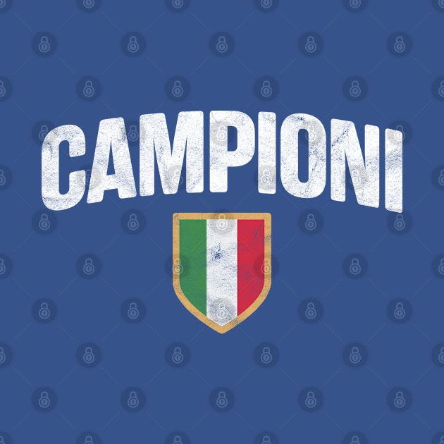 Italy Champions Campioni Distressed by teecloud