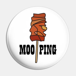 " MOO PING " THAI FOOD Illustration Pin