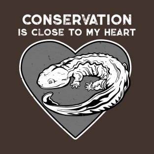 Hellbender Conservation Heart T-Shirt