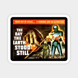 Classic Science Fiction Movie Poster - The Day The Earth Stood Still Magnet