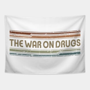 The War On Drugs Retro Lines Tapestry