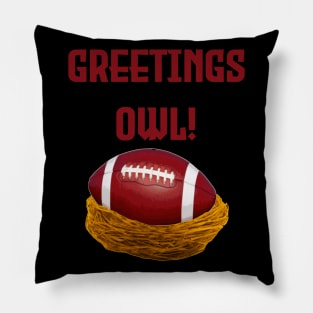 Greetings Owl! Pillow