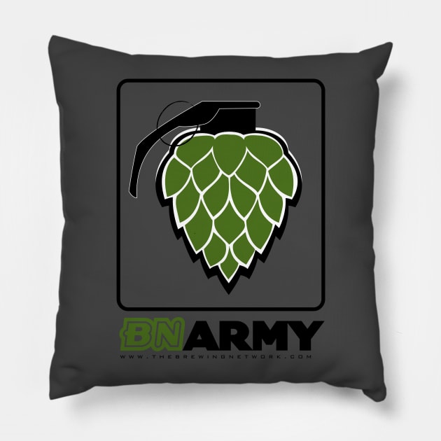 BN ARMY Pillow by The Brewing Network Shirt Depot