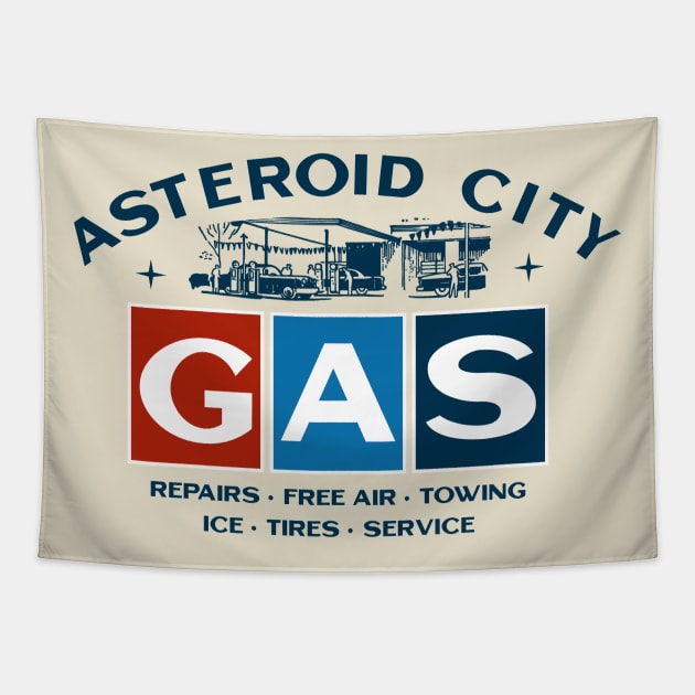 Asteroid City Gas Tapestry by PopCultureShirts