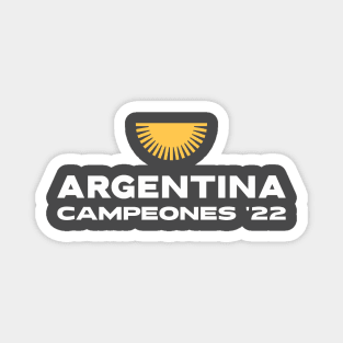 Argentina Soccer/ Futbol FIFA World Cup Qatar 2022 Magnet