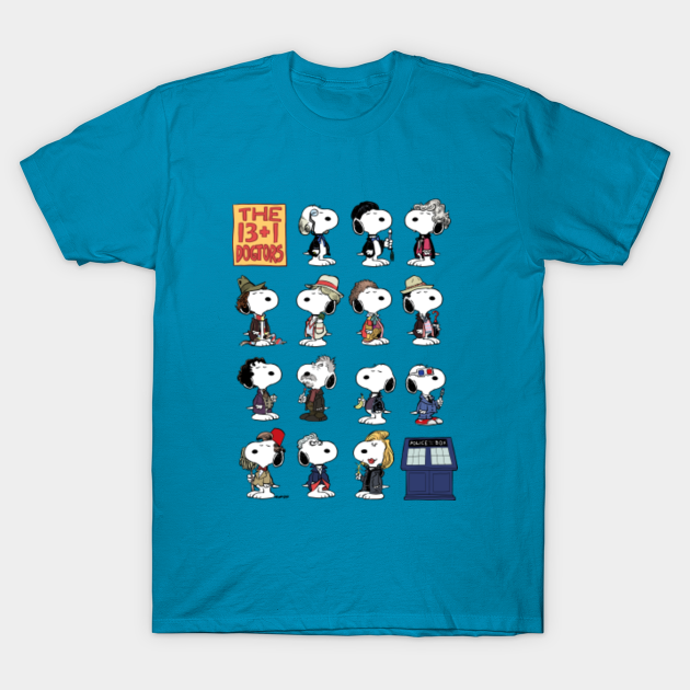 The 13 + 1 Dogtors - Doctor Who - T-Shirt