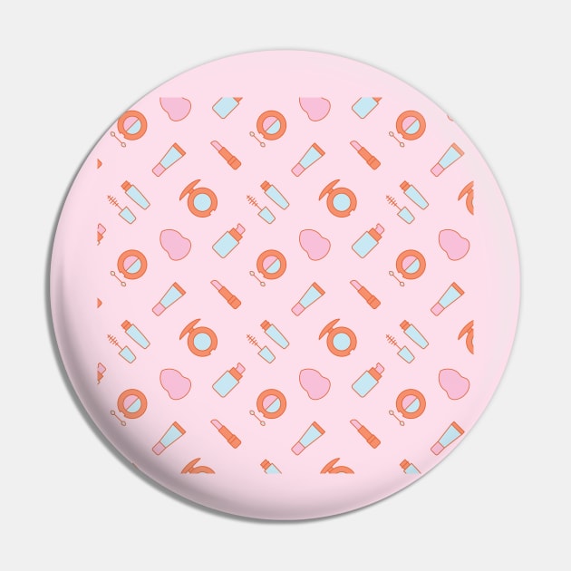 Cosmetics Pattern Pin by abstractocreate