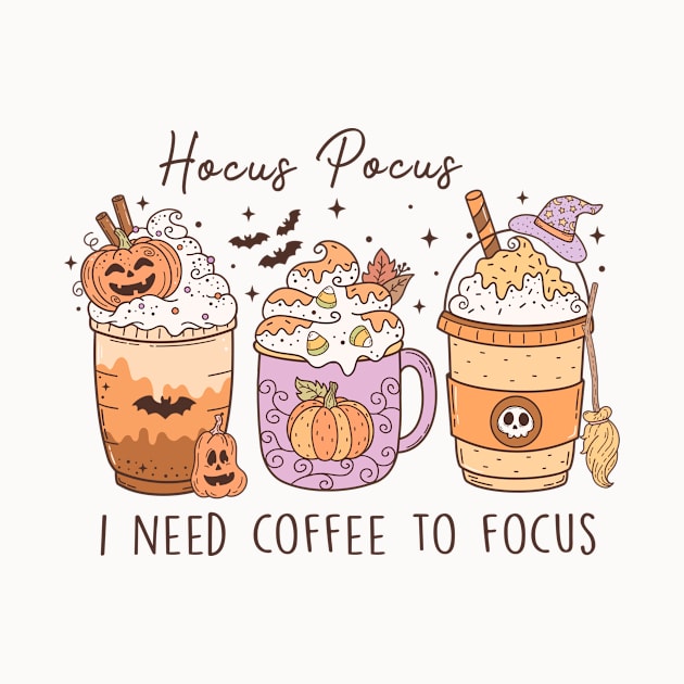 I Need Coffee To Focus by Setrokompo