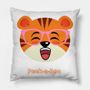 Peek-a-Boo Tiger Pillow