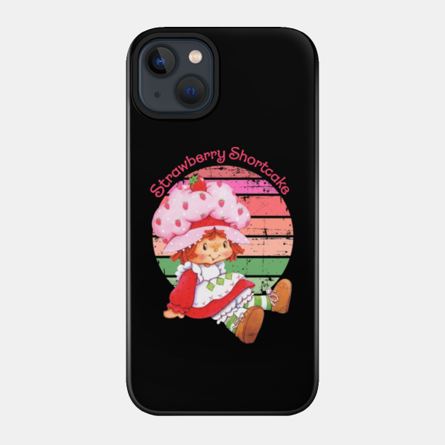 Vintage Cute Strawberry - Strawberry Shortcake - Phone Case