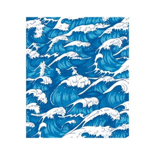 Ocean Waves Framed T-Shirt