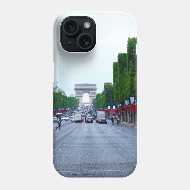 Paris arc de Triomphe Phone Case by OLHADARCHUKART