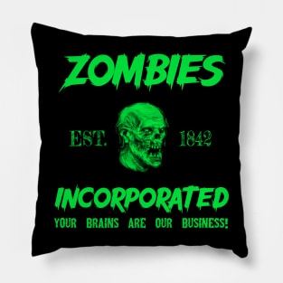 Zombies Incorporated Pillow
