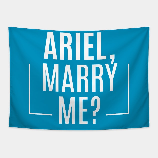 Ariel, Marry Me? Tapestry by restlessart