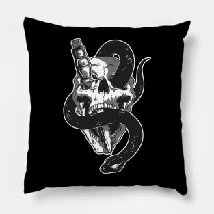 SkullCrusher Graphic Tee Pillow