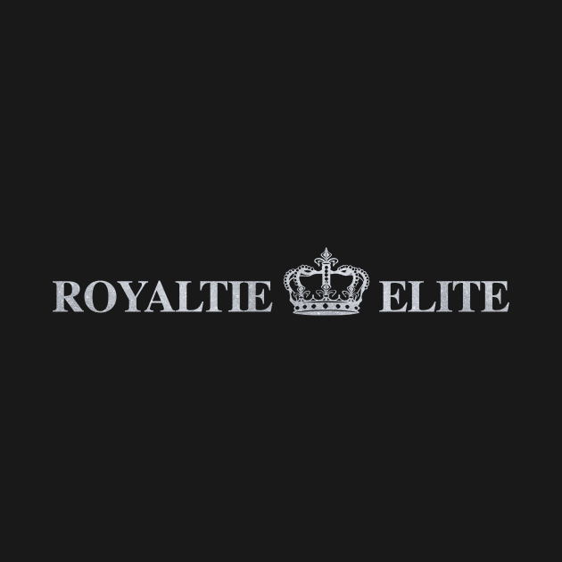 Silver Sparkle Royaltie Elite T-Shirt by RoyaltieElite