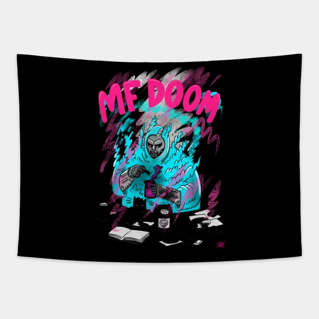 MF DOOM Tapestry by geolaw