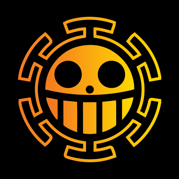 Trafalgar Law Pirates Logo - Trafalgar Law - Tapestry | TeePublic