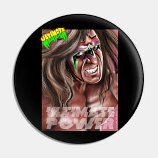 Ultimate Warrior essential t shirt art Pin