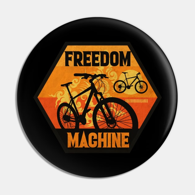 Freedom Machine Rider Pin by CTShirts