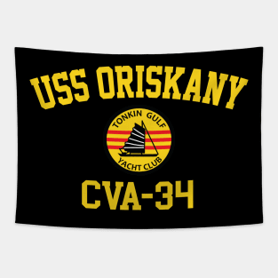 USS Oriskany CVA-34 Tonkin Gulf Yacht Club Tapestry