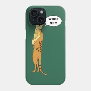 MEERKAT ANIMAL SAVANA SAVANNAS DESERT WHO? ME? KIDS Phone Case