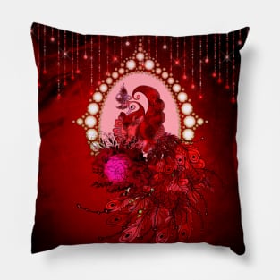 Wonderful peacock Pillow