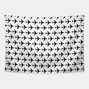 Aviation Airplane Patter Design Tapestry