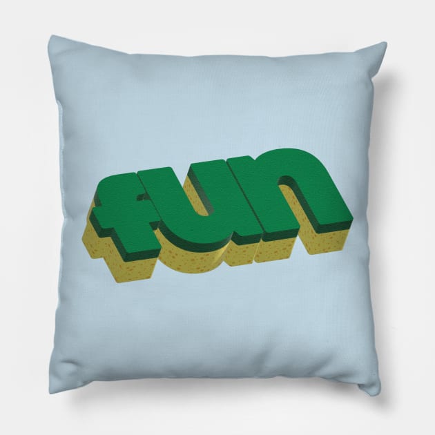 Fun Sponge Pillow by Full of Wit