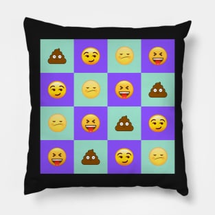 Emotional, Funny, Angry, emojis Pillow