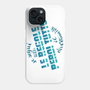 Lettering design | Se segui tutte le regole, perdi tutto il divertimento Phone Case