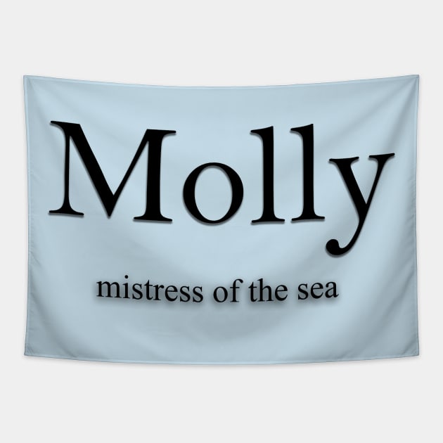 Molly Name meaning Tapestry by Demonic cute cat