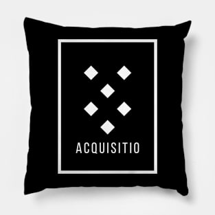 Acquisitio Geomantic Figure Pillow