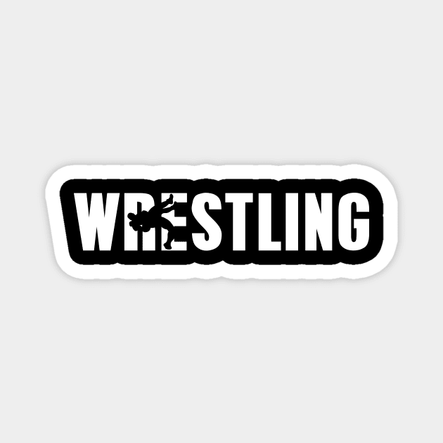 Suplex Wrestler Gift Wrestling Magnet by Humbas Fun Shirts