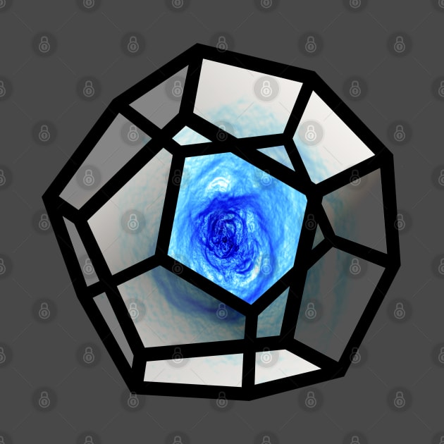 Galaxy space geometry concept: Platonic solid - 3 by Blacklinesw9