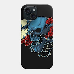 Rose and Skull Phone Case