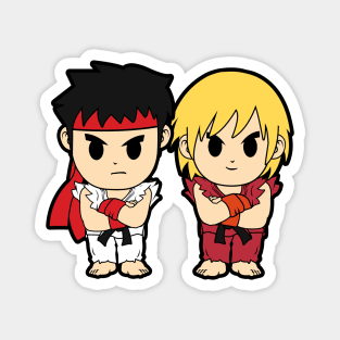 Ken and Ryu Magnet