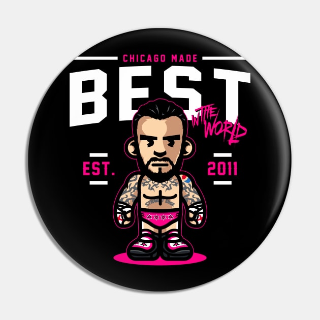 Best In The World - Hart Foundation Pin by KDNJ