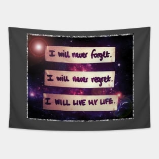 living my life Tapestry