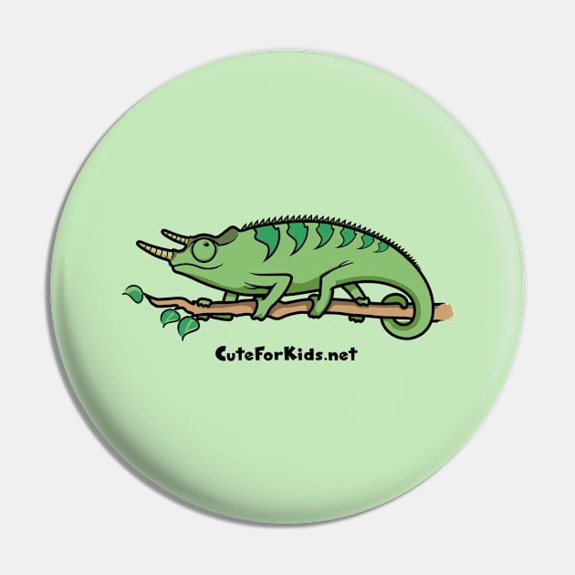 CuteForKids - Jackson's Chameleon - Branded Pin by VirtualSG