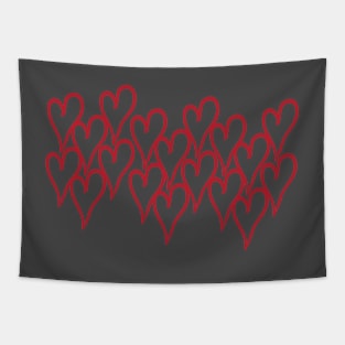 Hearts Tapestry