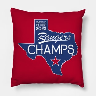 Champs - World Series - Rangers Pillow