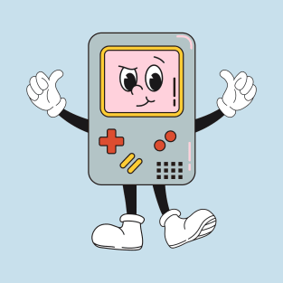 Retro Gameboy Smirk Face T-Shirt