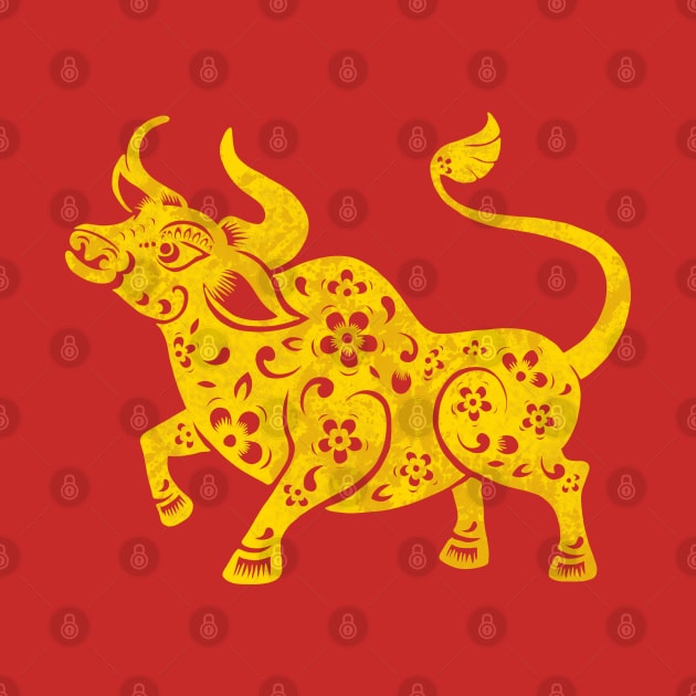 Chinese New Year – Year of the Ox by valentinahramov