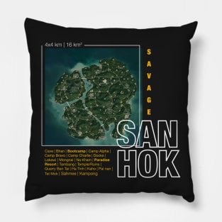 Sanhok Map Pillow