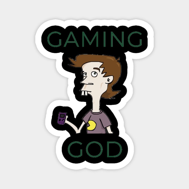 Gaming god Magnet by GAMINGQUOTES