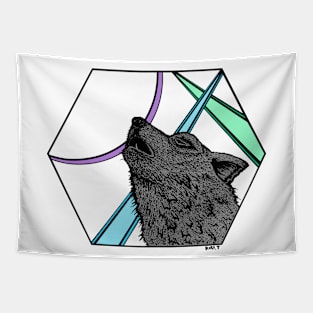 Colourful Wolfe Tapestry