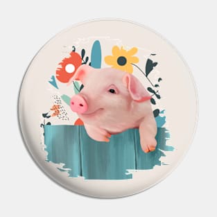 Friendly Baby Pig Pin