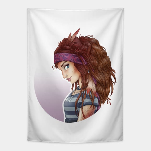 Alt Fashion Harpy Tapestry by jpowersart